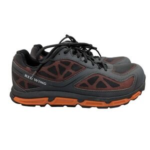 Red Wing Safety Toe Athletic Work Shoes 6338 Mens 9D Aluminum Toe Black New